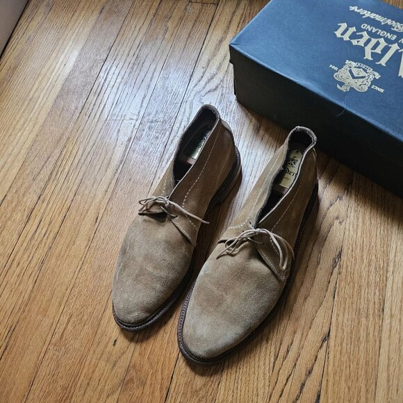 Alden 1494 Unlined Chukka Boot (Tan Suede) - Picture 2 of 6